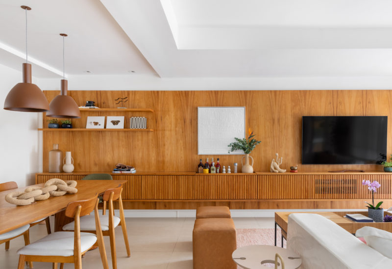 na foto sala de estar e jantar