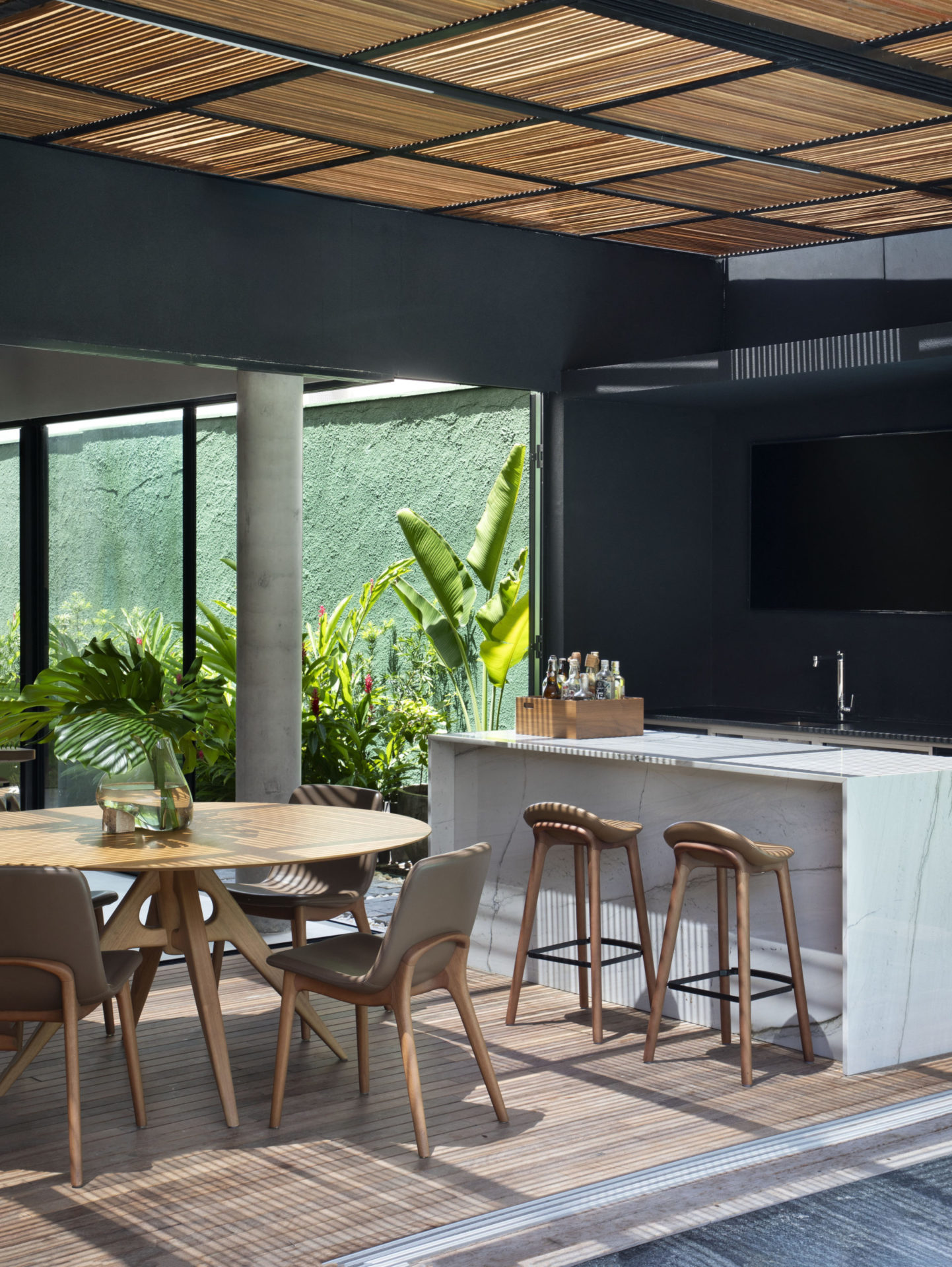 na foto área gourmet de casa no Maranhão