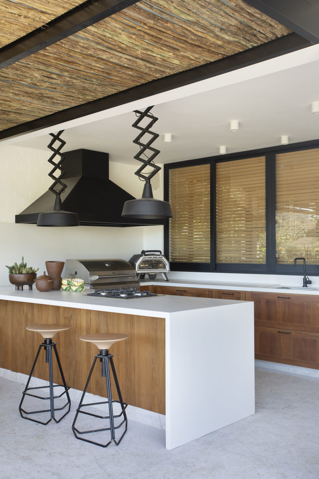 na foto área gourmet e churrasqueira