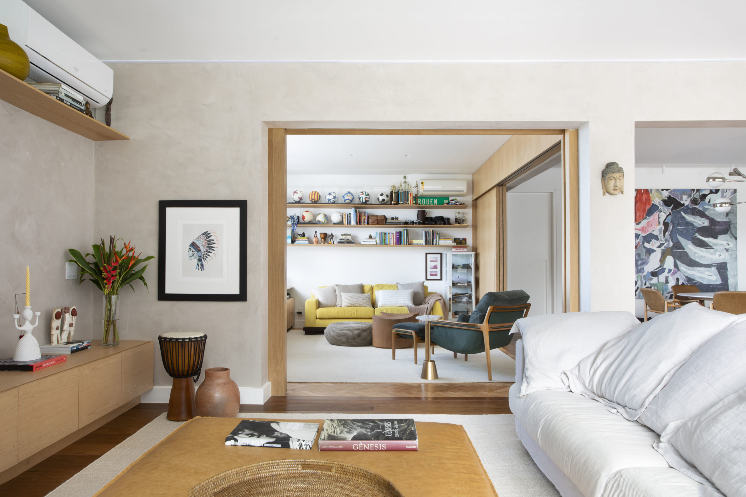 na foto interior de apartamento