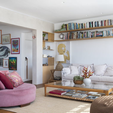 na foto sala de estar