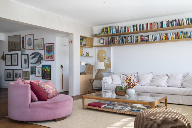 na foto sala de estar