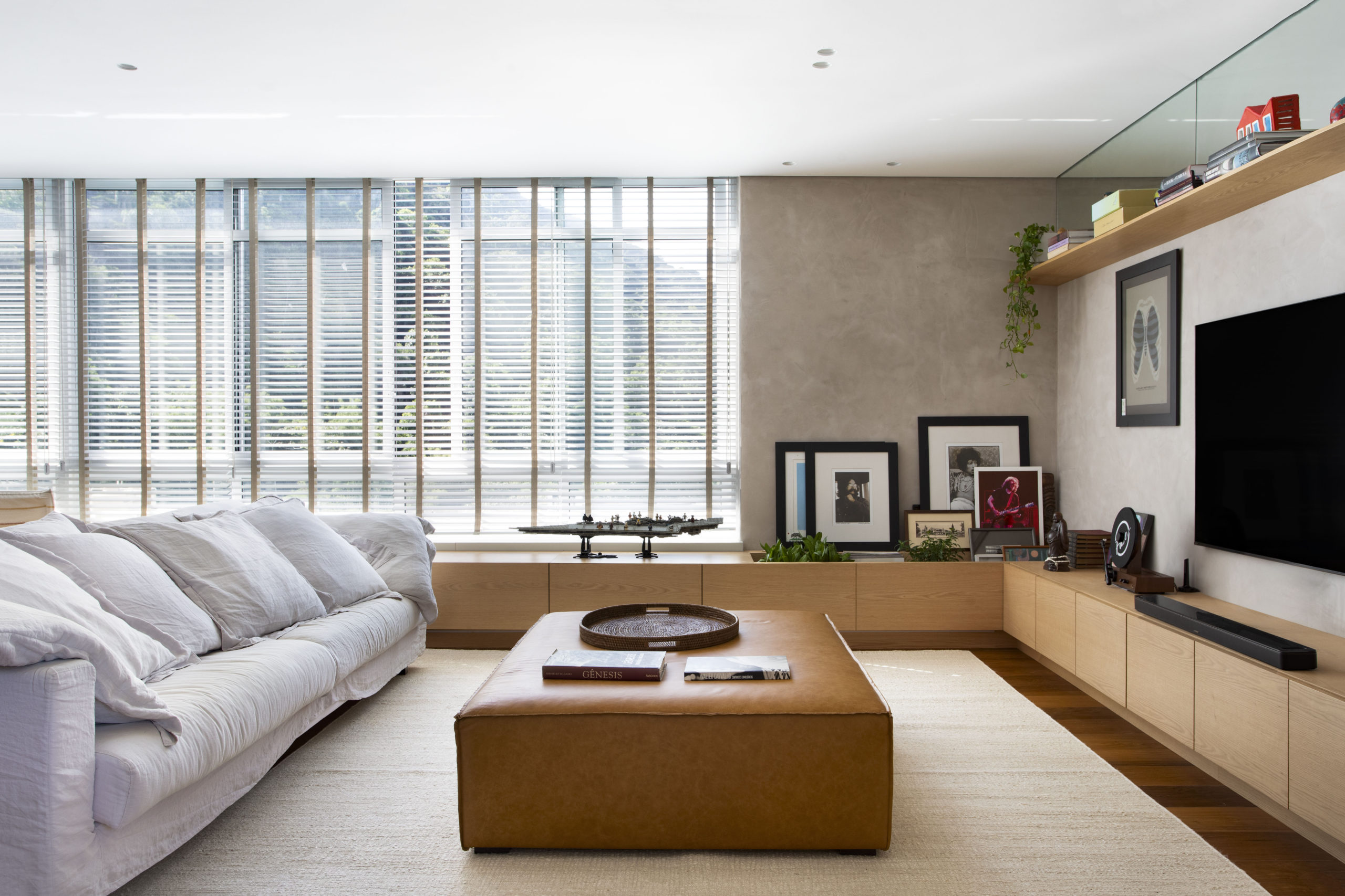 janelas com persianas