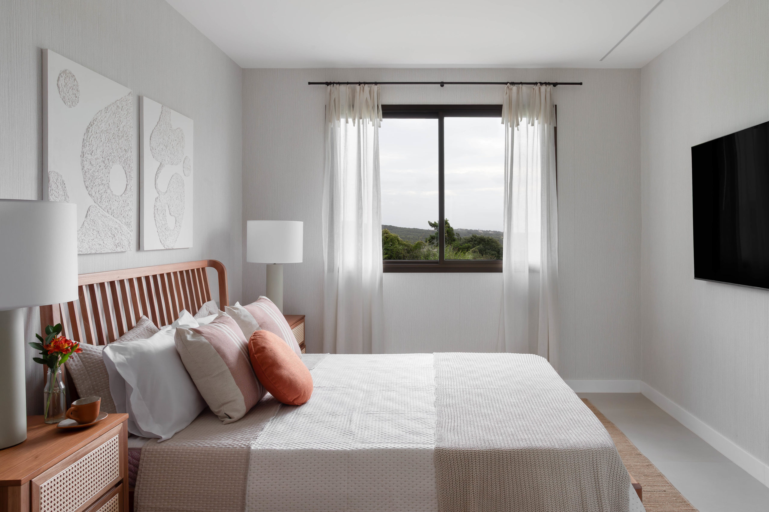 quarto de casal de casa de praia em Búzios