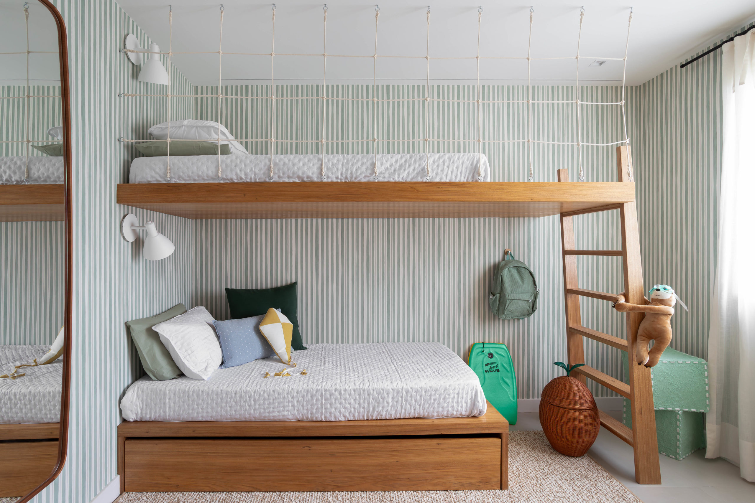 quarto de crianças em casa de praia em Búzios