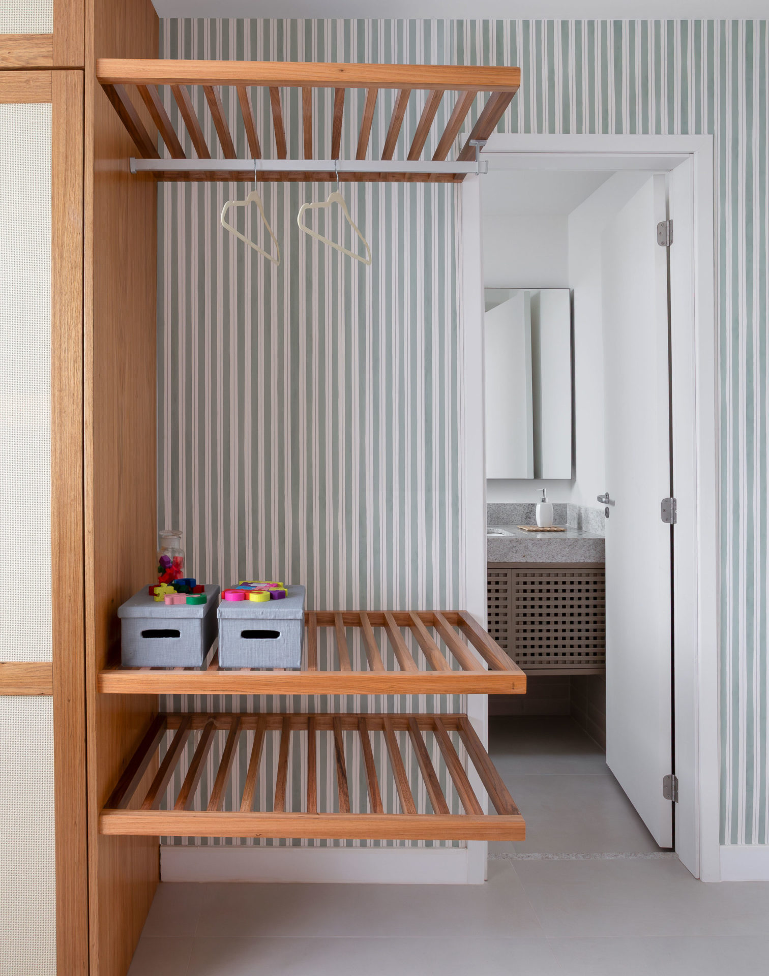 na foto suíte de quarto de casal em casa de praia em Búzios