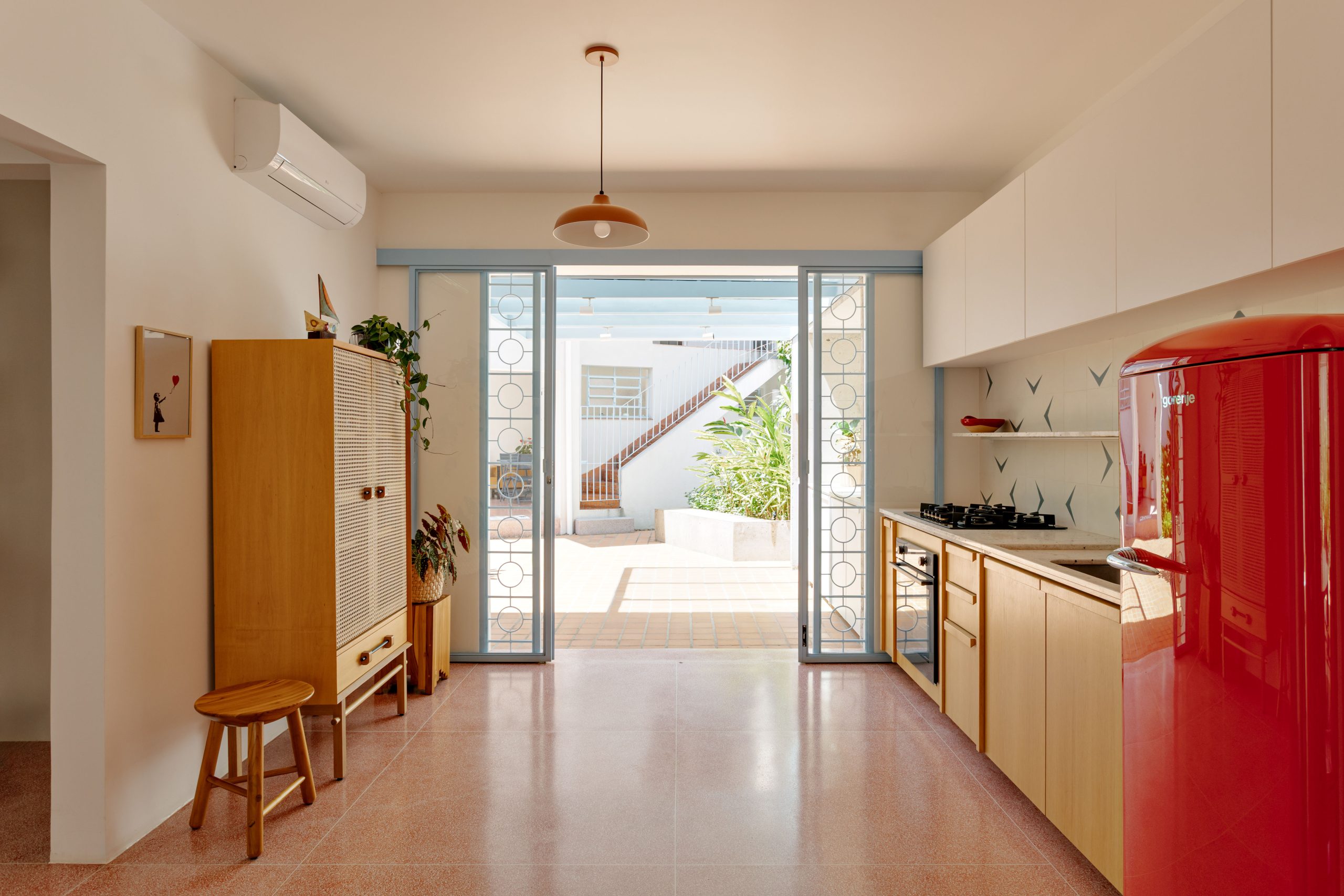 na foto cozinha de casa de vila