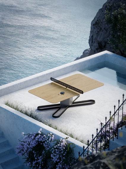 na foto Mesa Ping-Pong